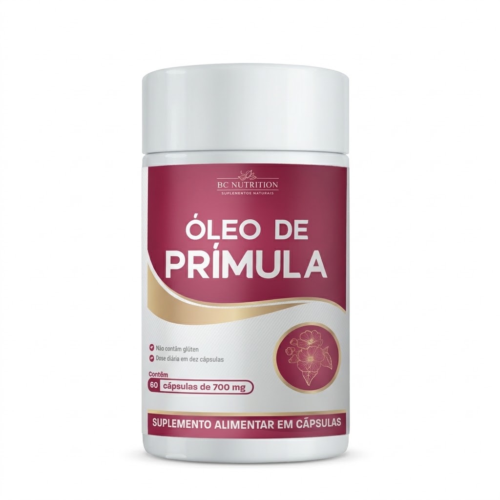 Óleo de Prímula 500mg - Pote 60 cápsulas