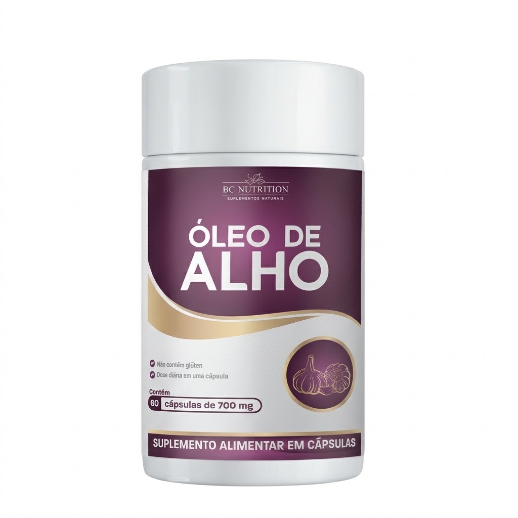 Óleo de Alho 500mg - Pote 60 cápsulas