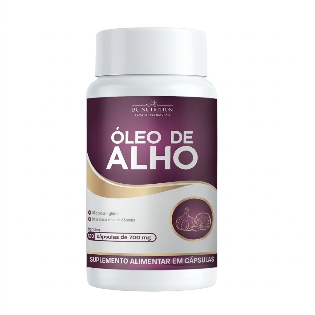 Óleo de Alho 500mg - Pote 120 cápsulas