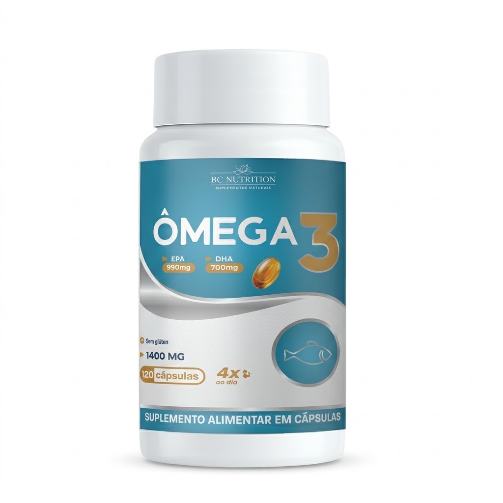 Ômega 3 1400mg - Pote 120 Cápsulas