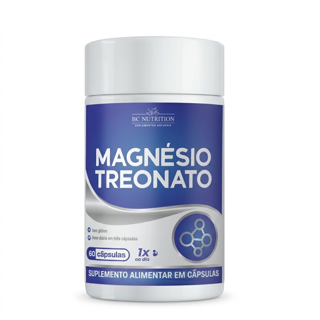 Magnésio Treonato 600mg  Pote 60