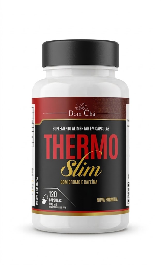 Thermo Slim 600 mg Pote 120 - Bom Chá