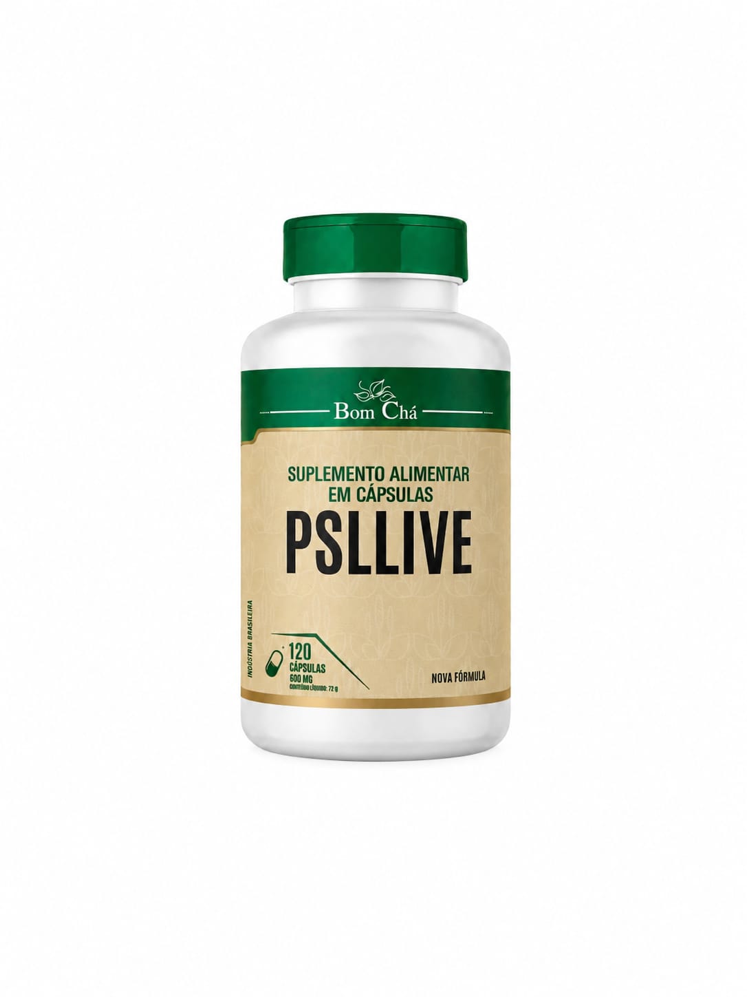 Psllive 600 mg Pote 120 - Bom Chá