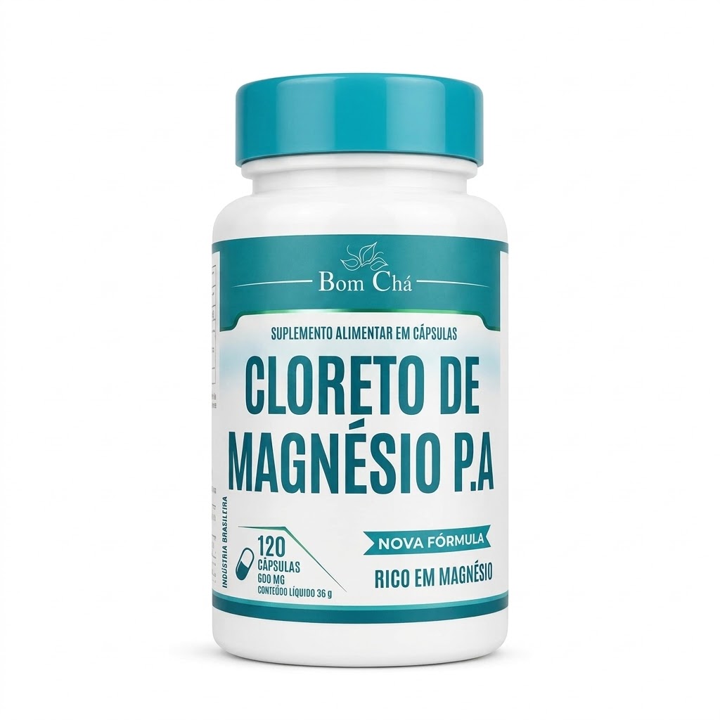 Cloreto de Magnésio Pote 60 - Bom Chá