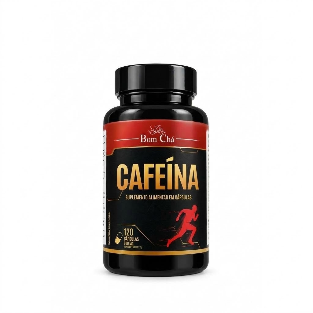 Cafeína pote 120 cps - Bom Chá